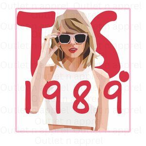 Taylor Swift 1989 Decal Water Resistant Laminated Sticker
